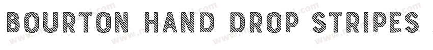 Bourton Hand Drop Stripes A字体转换
